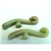 Image 2 : Lot of 2 jade belt buckles
