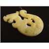 Image 3 : Lot of 5 carved stone & jade pendants