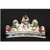 Image 1 : Porcelain brush holder depicting "Dragons"