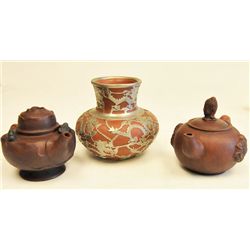 3 pieces of Chinese pottery