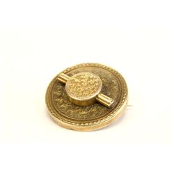 19th c. 14kt gold pin in "Hat" form