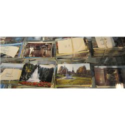 Group lot of 100's of unused postcards