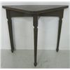 Image 1 : Mahogany triangular shaped folding card table