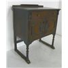 Image 4 : Walnut server, cherry night stand & brass lamp