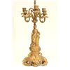 Image 2 : Pair figural bronze converted candelabrum