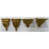 Image 1 : Lot of 4 gilded wall brackets