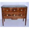 Image 3 : 3 drawer marquetry bombe commode