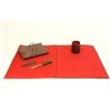 Image 3 : Chess set & 8 piece leather desk set