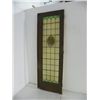 Image 1 : Antique door with stained glass