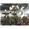 Image 1 : 24 light bronze figural chandelier