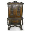 Image 1 : Walnut figural carved silver chest