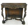 Image 3 : Walnut figural carved silver chest