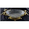 Image 1 : Bronze & glass centerpiece