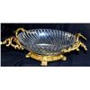 Image 4 : Bronze & glass centerpiece