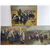 Image 1 : 3 oil paintings "Tibetan Folk Art"