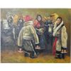 Image 2 : 3 oil paintings "Tibetan Folk Art"