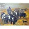 Image 4 : 3 oil paintings "Tibetan Folk Art"