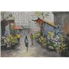 Image 2 : Oil painting "Paris Street Scene" signed