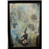 Image 1 : Oil painting "Card Players" signed