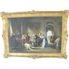 Image 1 : Gilt framed oil painting "The Visitor"