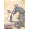 Image 2 : Framed Anti Semitic erotic watercolor