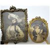 Image 1 : Two gilt carved frames of  "A Lady"