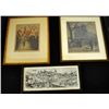 Image 1 : 3 European etchings