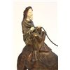 Image 2 : 19th c. bronze & ivory sculpture signed A. Leonard