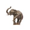 Image 2 : Bronze standing "Elephant" on marble base