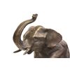 Image 3 : Bronze standing "Elephant" on marble base