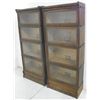 Image 2 : Pair oak Globe-Wenicke Barrister bookcases