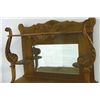 Image 3 : 19th c. oak server with mirrored backsplash