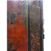 Image 4 : 18th c. Chinese gold on black lacquer screen
