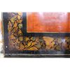Image 5 : 18th c. Chinese gold on black lacquer screen