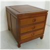 Image 2 : Pair Chinese modern 3 drawer tables
