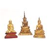 Image 1 : Group lot of 3 Buddhas