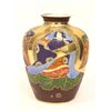 Image 1 : Japanese enamel vase with gilt overlay
