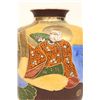 Image 2 : Japanese enamel vase with gilt overlay