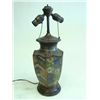 Image 1 : Cloisonne vase mounted as a lamp