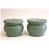 Image 1 : Pair Celadon pedestals