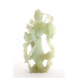 Jade  Figure with Sword 