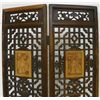 Image 3 : 2 panels of wood carved screen