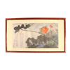 Image 1 : Framed Chinese scroll of "Flowers"