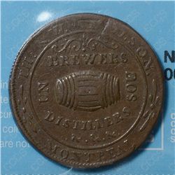 Breton # 562, Charlton # LC-16A3, CCCS VF-30, Molson Montreal Brewers Token.