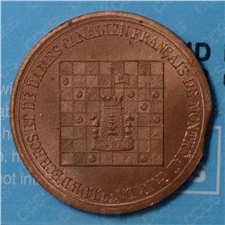Breton # 587, CCCS MS-63, 70% Red, Subscription for Chess Club.