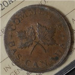 Breton # 671, Charlton LC-20A1, ICCS EF-45. J Roy token. This is the thick planchet