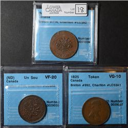 Breton # 714, Charlton # LC-3A2, CCCS VF-20, Breton # 715, Charlton # LC-5A5, CCCS VF-20, Breton # 9