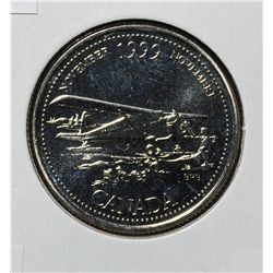 25 Cents 1999 November Mule UNC-64 from set.
