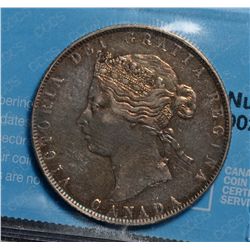 50 Cents 1870, CCCS VF-30; L.C.W..