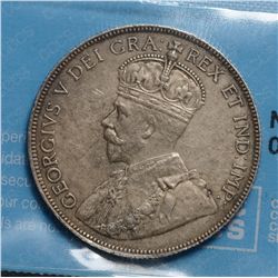 50 Cents 1914, CCCS EF-45; Cleaned.